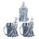 Чашка Terminator 2 Judgement Day T-1000 20 oz. Molded Mug - -