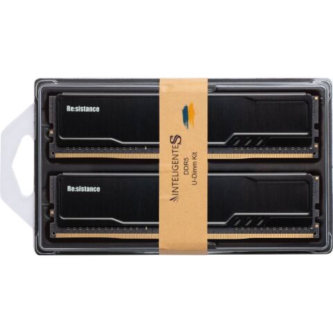 Модуль памяти для компьютера DDR5 32GB (2x16GB) 5600 MHz CL46 1.1V Resistance INTELIGENTES (IR5CIJ2/32) - Модули памяти для компьютера  - Модули памяти для компьютера 
