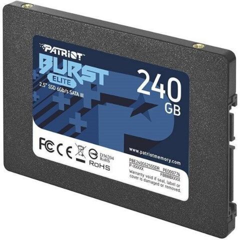 Накопитель SSD 2.5" 240GB Burst Elite Patriot (PBE240GS25SSDR) - Внутренние SSD  - Внутренние SSD 