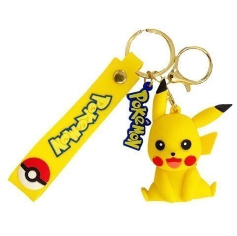 Брелок подвеска на рюкзак Пикачу Покемон Pokemon Pikachu 3D Keychain Anime Backpack -   -  