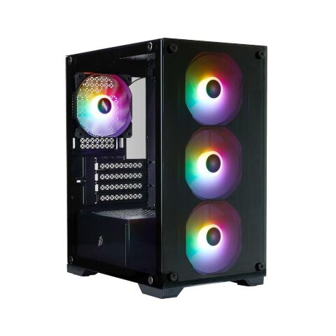 Корпус для ПК 1stPlayer X2-M-BK-4F7 - Нулевой остаток (Feed) - Нулевой остаток (Feed)