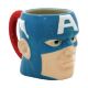 Чашка Avengers Captain America Head 15 oz. Molded Ceramic Mug -   -  