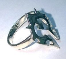 Кільце World of warcraft Horde (silver 925) розміри 15-18