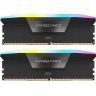 Модуль памяти для компьютера DDR5 96GB (2x48GB) 6400 MHz Vengeance RGB Black Corsair (CMH96GX5M2B6400C32)