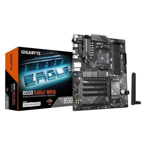 Материнская плата GIGABYTE B550 EAGLE WIFI6 - Системные (материнские) платы  - Системные (материнские) платы 