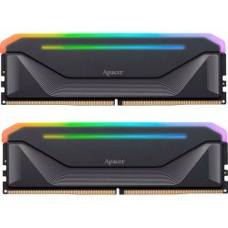 Модуль памяти для компьютера DDR5 32GB (2x16GB) 6000 MHz NOX RGB Black Apacer (AH5U32G60C622NBAA-2)