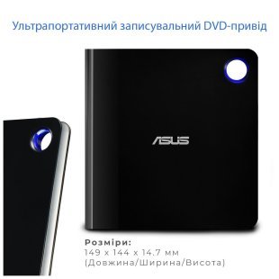 Оптический привод Blu-Ray ASUS SBW-06D5H-U/BLK/G/AS (90DD02G0-M29000)