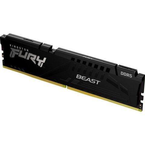 Модуль памяти для компьютера DDR5 8GB 5200 MHz Beast Black Kingston Fury (ex.HyperX) (KF552C40BB-8) - Нулевой остаток (Feed)  - Нулевой остаток (Feed) 