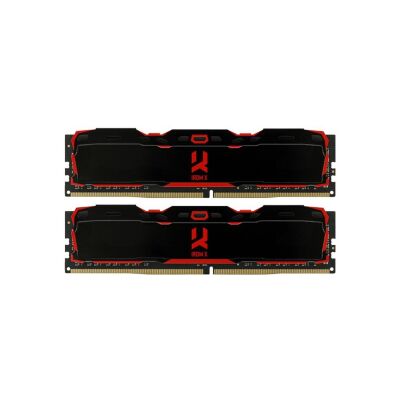 Модуль памяти для компьютера DDR4 32GB (2x16GB) 3200 MHz IRDM Black Goodram (IR-X3200D464L16A/32GDC)