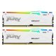 Модуль памяти для компьютера DDR5 32GB (2x16GB) 6000 MHz Beast White RGB EXPO Kingston Fury (ex.HyperX) (KF560C30BWEAK2-32) - Нулевой остаток (Feed) - Нулевой остаток (Feed)