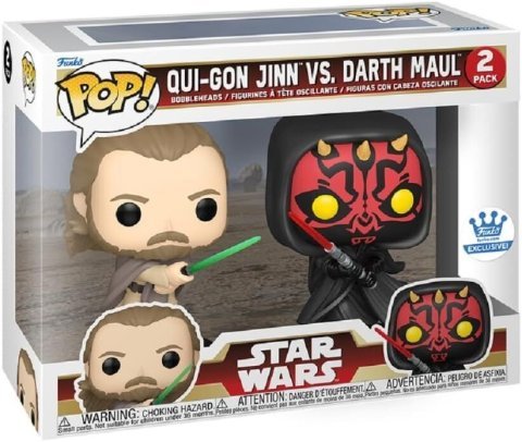 Фигурка Funko Star Wars: Qui-Gon Jinn vs Darth Maul Фанко Квай-Гон Джинн и Дарт Мол Exclusive -   -