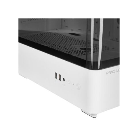 Корпус для ПК Prologix Lumi GM-01AW Glass White - Нулевой остаток (Feed)  - Нулевой остаток (Feed) 