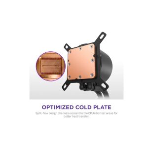 Система жидкостного охлаждения NZXT Kraken Plus V2 360mm AIO liquid cooler w/Displ (RL-KN360-B2)