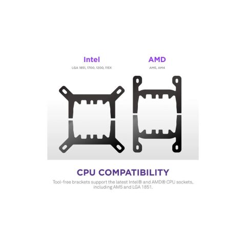 Система жидкостного охлаждения NZXT Kraken Plus V2 360mm AIO liquid cooler w/Displ (RL-KN360-B2) - Системы водного охлаждения  - Системы водного охлаждения 