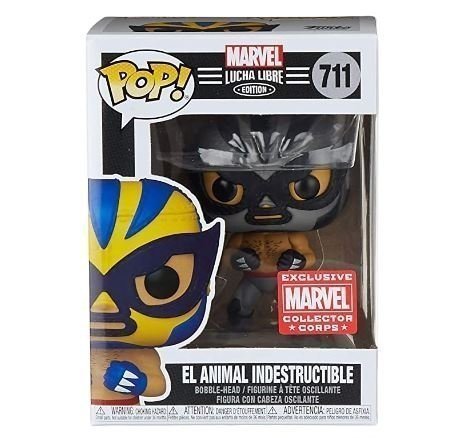 Фігурка Funko Marvel Lucha Libre El Animal Indestructible фанко (Exclusive Marvel Collector Corps) 711 -   -  
