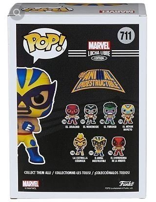 Фігурка Funko Marvel Lucha Libre El Animal Indestructible фанко (Exclusive Marvel Collector Corps) 711 -   -  