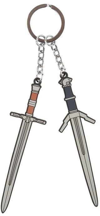 Брелок JINX The Witcher 3 Steel n Silver Keychain -   -  