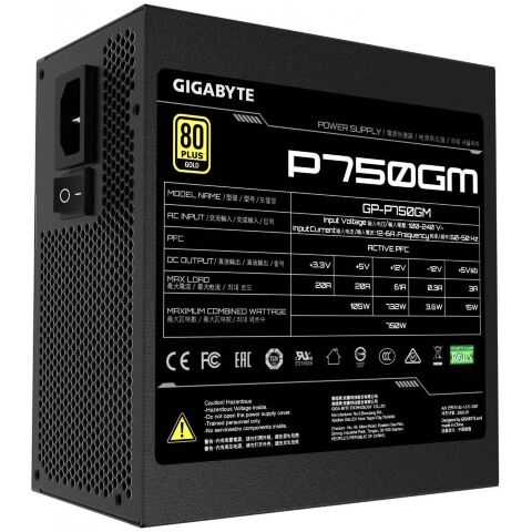 Блок питания GIGABYTE 750W (GP-P750GM) - Блоки питания  - Блоки питания 