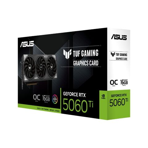 Видеокарта ASUS GeForce RTX5060Ti 16Gb TUF OC GAMING (TUF-RTX5060TI-O16G-GAMING) - Нулевой остаток (Feed)  - Нулевой остаток (Feed) 