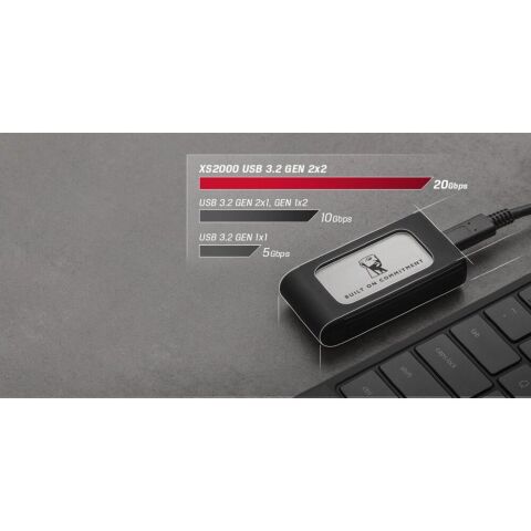 Накопитель SSD USB Type-C 1TB XS2000 Kingston (SXS2000/1000GA) - Внутренние SSD - Внутренние SSD
