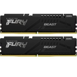 Модуль памяти для компьютера DDR5 32GB (2x16GB) 6400 MHz Beast Black EXPO Kingston Fury (ex.HyperX) (KF564C32BBEK2-32)