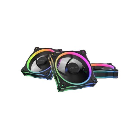 Кулер для корпуса ASUS PRIME MR120 ARGB BLACK 3IN1 (90DA00I0-B09020) - Нулевой остаток (Feed) - Нулевой остаток (Feed)