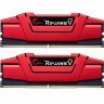 Модуль памяти для компьютера DDR4 16GB (2x8GB) 3000 MHz RipjawsV Red G.Skill (F4-3000C16D-16GVRB)