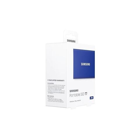Накопитель SSD USB 3.2 2TB T7 Samsung (MU-PC2T0H/WW) - Нулевой остаток (Feed)  - Нулевой остаток (Feed) 