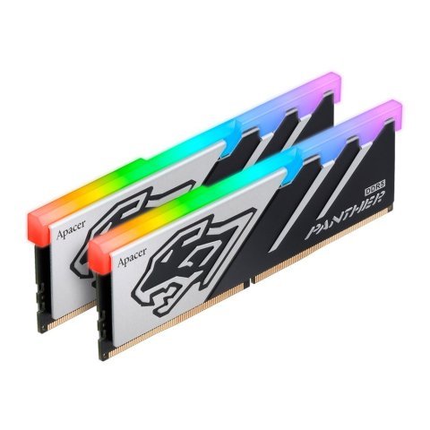Модуль памяти для компьютера DDR5 32GB (2x16GB) 6000 MHz Panther RGB Apacer (AH5U32G60C6229BAA-2) - Нулевой остаток (Feed)  - Нулевой остаток (Feed)