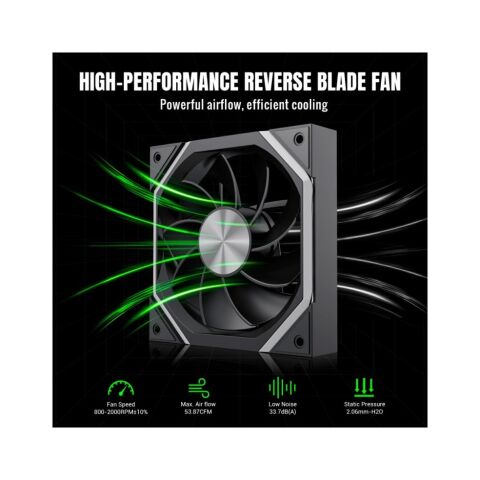 Кулер для корпуса Gamemax FN12A-N2-R - Нулевой остаток (Feed)  - Нулевой остаток (Feed) 