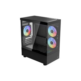 Корпус для ПК AeroCool Viewport Mini-G-BK-v2 Black (ACCM-ES09133.11)
