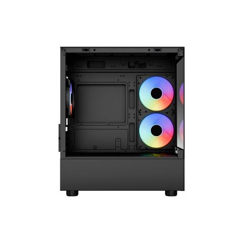 Корпус для ПК AeroCool Viewport Mini-G-BK-v2 Black (ACCM-ES09133.11) - Нулевой остаток (Feed)  - Нулевой остаток (Feed) 