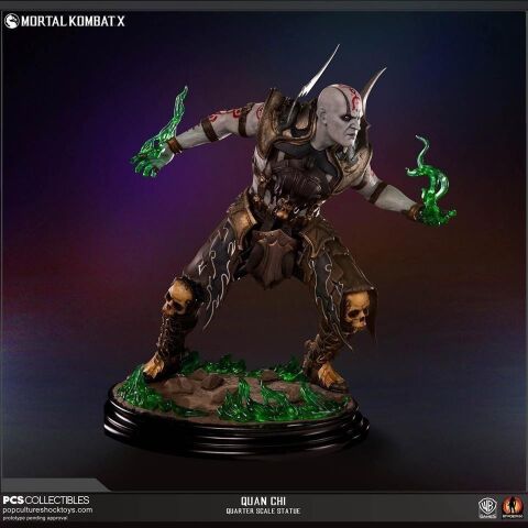 Статуэтка Mortal Kombat Polystone Statue Sideshow Quan Chi 42 см -   -  