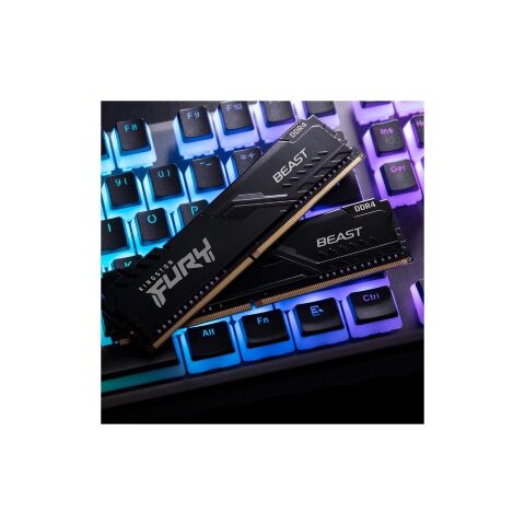 Модуль памяти для компьютера DDR4 16GB (2x8GB) 3200 MHz Black Kingston Fury (ex.HyperX) (KF432C16BBK2/16WP) - Модули памяти для компьютера  - Модули памяти для компьютера 