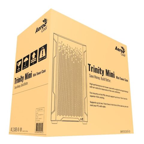 Корпус для ПК AeroCool Trinity Mini-G-BK-v2 (ACCS-PV32033.11) - Корпуса  - Корпуса 