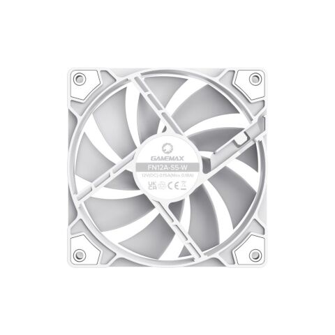 Кулер для корпуса Gamemax FN12A-S5-W - Нулевой остаток (Feed)  - Нулевой остаток (Feed) 