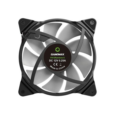 Кулер для корпуса Gamemax FN-12Rainbow-C2 - Нулевой остаток (Feed)  - Нулевой остаток (Feed) 