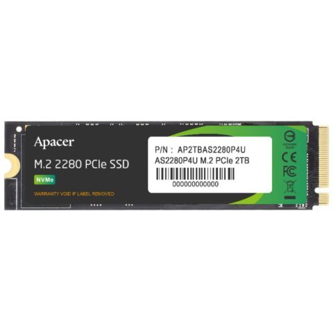 Накопитель SSD M.2 2280 2TB Apacer (AP2TBAS2280P4U-1) - Нулевой остаток (Feed)  - Нулевой остаток (Feed) 