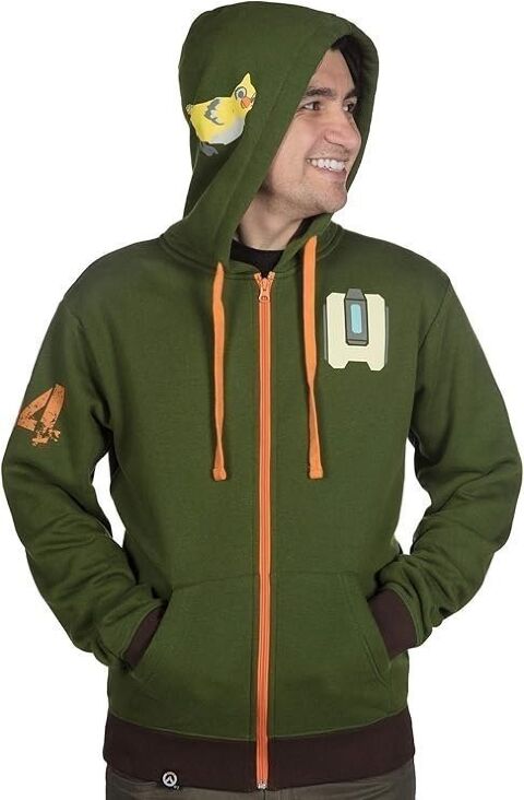 Кофта Реглан OVERWATCH Ultimate Bastion ZipUp Hoodie Овервотч Худі Бастіон (розмір XL) -   -  