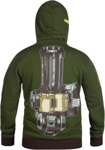 Кофта Реглан OVERWATCH Ultimate Bastion ZipUp Hoodie Овервотч Худі Бастіон (розмір XL)