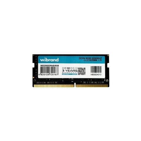 Модуль памяти для ноутбука SoDIMM DDR4 8GB 3200 MHz Wibrand (WI3200DDR4S/8GB) - Модули памяти к ноутбукам  - Модули памяти к ноутбукам 
