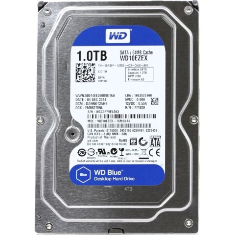 Жесткий диск 3.5" 1TB WD (WD10EZEX) - Жесткие диски (HDD)  - Жесткие диски (HDD) 