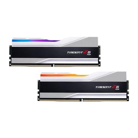 Модуль памяти для компьютера DDR5 32GB (2x16GB) 7800 MHz Trident Z5 RGB Silver G.Skill (F5-7800J3646H16GX2-TZ5RS) - Нулевой остаток (Feed)  - Нулевой остаток (Feed)