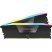 Модуль памяти для компьютера DDR5 32GB (2x16GB) 6000 MHz Vengeance RGB Black Corsair (CMH32GX5M2E6000C36) - Нулевой остаток (Feed)  - Нулевой остаток (Feed)