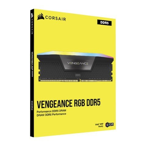 Модуль памяти для компьютера DDR5 32GB (2x16GB) 6000 MHz Vengeance RGB Black Corsair (CMH32GX5M2E6000C36) - Нулевой остаток (Feed)  - Нулевой остаток (Feed)