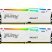 Модуль памяти для компьютера DDR5 32GB (2x16GB) 5600 MHz FURY Beast White RGB Kingston Fury (ex.HyperX) (KF556C36BWEAK2-32) - Нулевой остаток (Feed)  - Нулевой остаток (Feed)