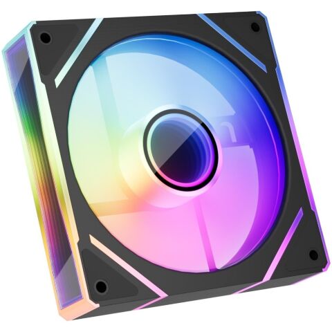 Кулер для корпуса 1stPlayer FC7 Black (FC7-BK-1IN1) - Нулевой остаток (Feed)  - Нулевой остаток (Feed) 