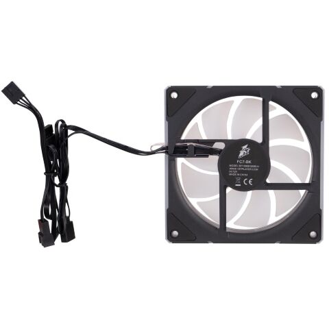 Кулер для корпуса 1stPlayer FC7 Black (FC7-BK-1IN1) - Нулевой остаток (Feed)  - Нулевой остаток (Feed) 