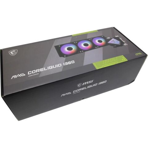 Система жидкостного охлаждения MSI MAG CoreLiquid I360 (MAG CORELIQUID I360) - Нулевой остаток (Feed)  - Нулевой остаток (Feed) 