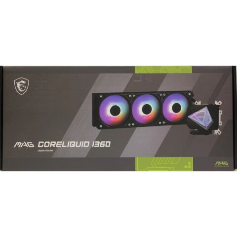 Система жидкостного охлаждения MSI MAG CoreLiquid I360 (MAG CORELIQUID I360) - Нулевой остаток (Feed)  - Нулевой остаток (Feed) 